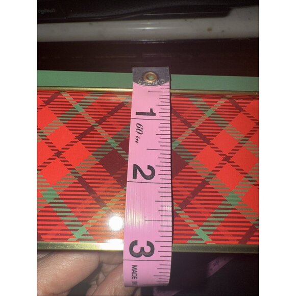 Vintage Christmas Cookie Square Tin Have Yourself A Merry Little 8”L x 8”W x 3”H - Picture 5 of 9